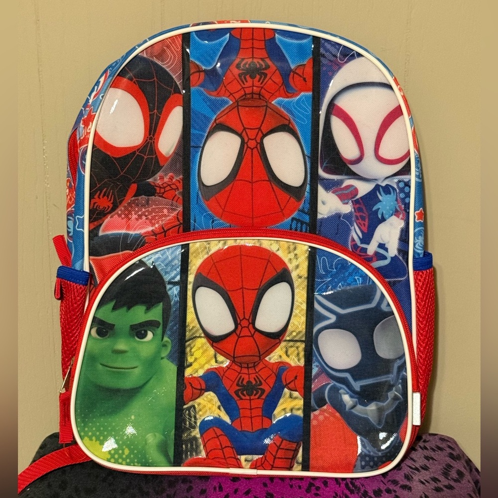 Marvel Red and Blue Spidey backpack